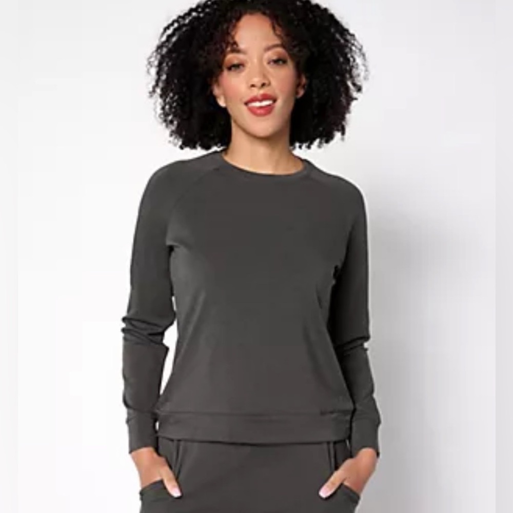 Cozy Earth | Women's Brushed Viscose‎ Made from Bamboo Pullover Crew Sz XL